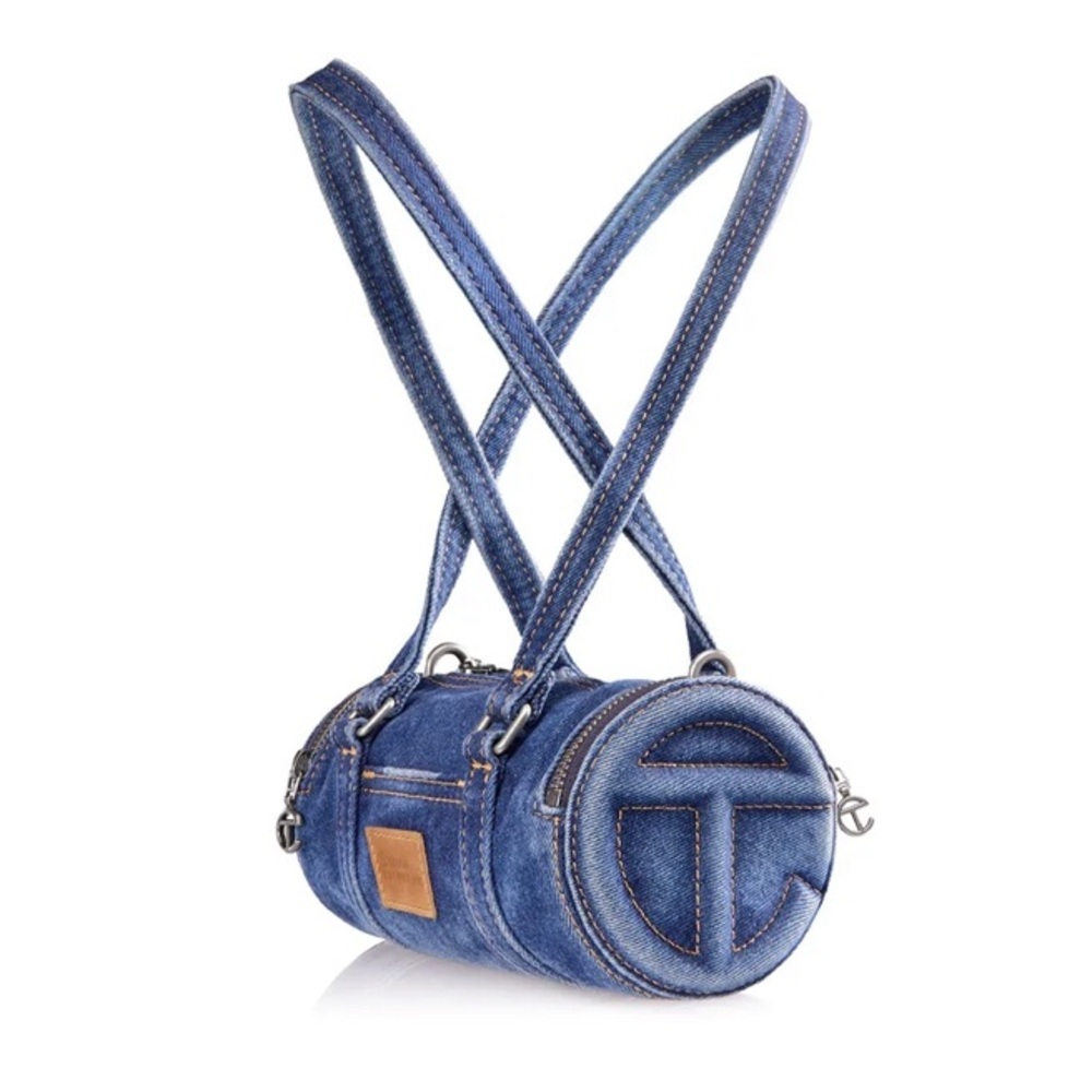 Telfar Small Denim Duffle Blue NTW